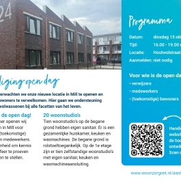 Open dag nieuwe woonlocatie Mill: 15 oktober 2024